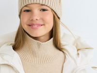 Шапка для девочек, Бежевый