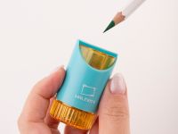 Точилка Малевичъ с контейнером, голубая и фиолетовая, 2 шт