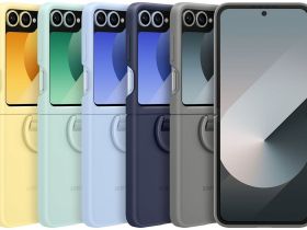 Чехол Samsung Silicone Case Z Flip6 Синий