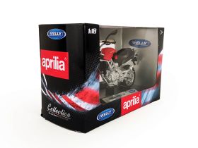 12832PW Игрушечный мотоцикл Welly Aprilia Shiver 750