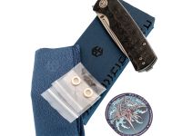 Складной нож Petrified BELUGA, сталь 14C28N, рукоять Carbon Fiber
