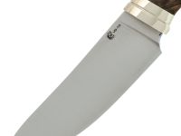 Нож Кайман, сталь VG-10, классический охотничий нож, рукоять орех