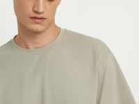 Футболка из хлопка свободного силуэта