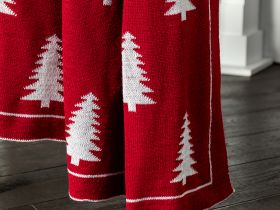 Плед Abete rosso, красный