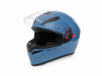 Шлем мото закрытый SHORNER Waves, синий размер L