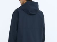 Ветровка с капюшоном, Синий