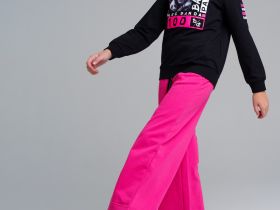 Брюки трикотажные для девочек