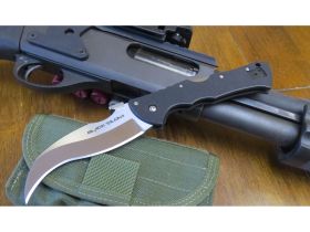 Нож складной Cold Steel Black Talon II Serrated Edge, сталь CPM-S35VN, рукоять G10, черный