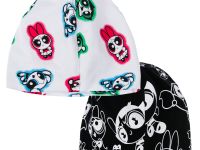 Шапка трикотажная для девочек, 2 шт в комплекте