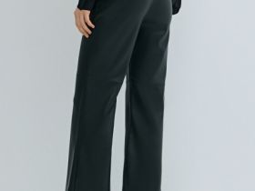 Брюки из искусственной кожи, Черный