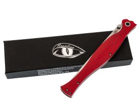 Складной нож Reptilian "Лаврак", сталь VG10, рукоять G10, красный