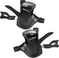 Манетки SunRace DLM900 18/27 скоростей (черный комплект (левый+правый))