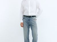 Прямые джинсы Straight, Голубой