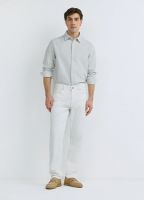 Зауженные джинсы Tapered fit, Белый