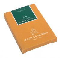 Картриджи для перьевой ручки Herbin Prestige, 7 шт, Vert amazone Зеленый