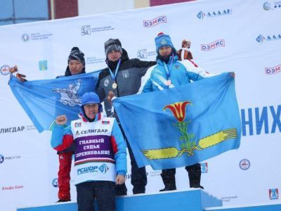 Фото. В Алдане наградили чемпионов спартакиады по зимним видам спорта Якутии