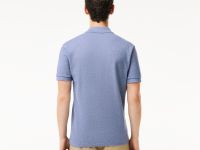 Мужское поло L.12.12 из меланжевой ткани