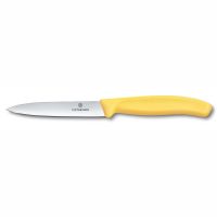 Нож для овощей Victorinox Swiss Classic 10 см, нержавеющая сталь, рукоять пластик, желтый