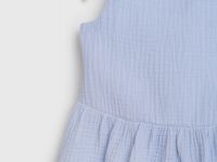 Топ из муслина для девочек, Голубой