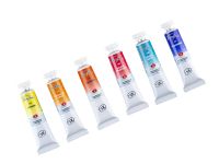 Набор акварели "Белые Ночи" Осенняя палитра, 6 туб x10 мл, пластиковый коррекс