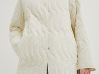 Полупальто утепленное прямого кроя