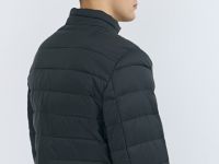 Утеплённая лёгкая куртка с воротником-стойкой, Серый