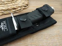 Нож Асгард, сталь AUS-8, черная рукоять кратон