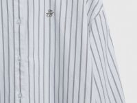 Свободная рубашка из хлопка Оксфорд, Зеленый