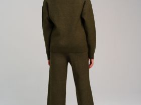 Комплект трикотажный для девочек: джемпер, брюки