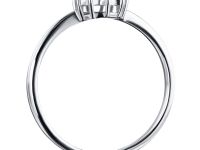 Классическое кольцо из белого золота с бриллиантами э0901кц01210119