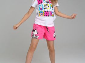 Футболка с принтом Disney для девочки