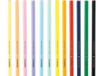 Набор карандашей цветных Гамма "Оранжевое солнце", 12 цв. (6 классич. + 6 пастельных), заточен., кар