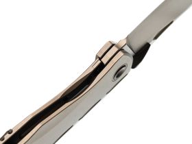 Складной нож TUOTOWN Krotos Stonewash, сталь T14N, рукоять Grey Ti