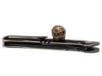 Бусина для темляка "Три черепа", латунь