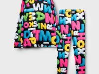 Термокомплект трикот. для девочек: фуфайка (футболка) с длин. рук, брюки для эпизод. использования