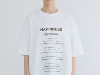 Футболка оверсайз с принтом, Белый