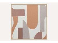 Картина Абстракция Терракотовый 60x60