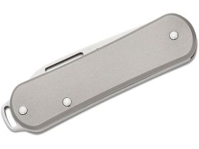 Складной нож Fox Vulpis, сталь M390, рукоять титан, серый