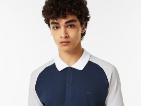 Мужское поло Lacoste приталенного кроя