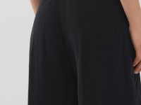 Шорты со складками, Черный