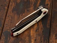 Складной нож CJRB Tigris, сталь AR-RPM9, White G10