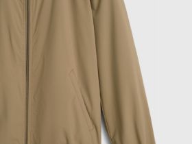 Бомбер на молнии, Бежевый