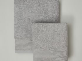 Полотенце махровое Peloso, серое