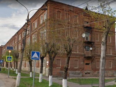 Здание рабочей казармы, где в 1904-1905 гг. жил руководитель клинских большевиков Владыкин Василий Алексеевич