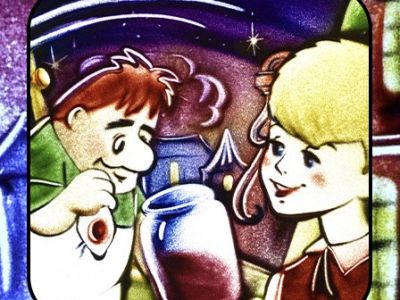 Музыка "Союзмультфильма" с песочной анимацией