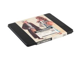 Набор карандашей цветные Sketchmarker "Мода", 24 цвета, жестяной пенал