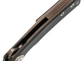 Складной нож Dr.Tech D4281BR, сталь M390, рукоять TC4, бронзовый