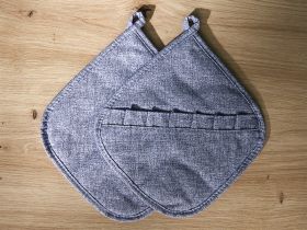 Набор прихваток Fogliame, фиолетовый