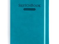 Скетчбук для маркеров Малевичъ "2SIDE" 15х21 см 40 л 220 г, бирюзовый