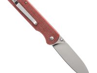 Складной нож QSP Parrot, сталь D2, рукоять микарта, красный